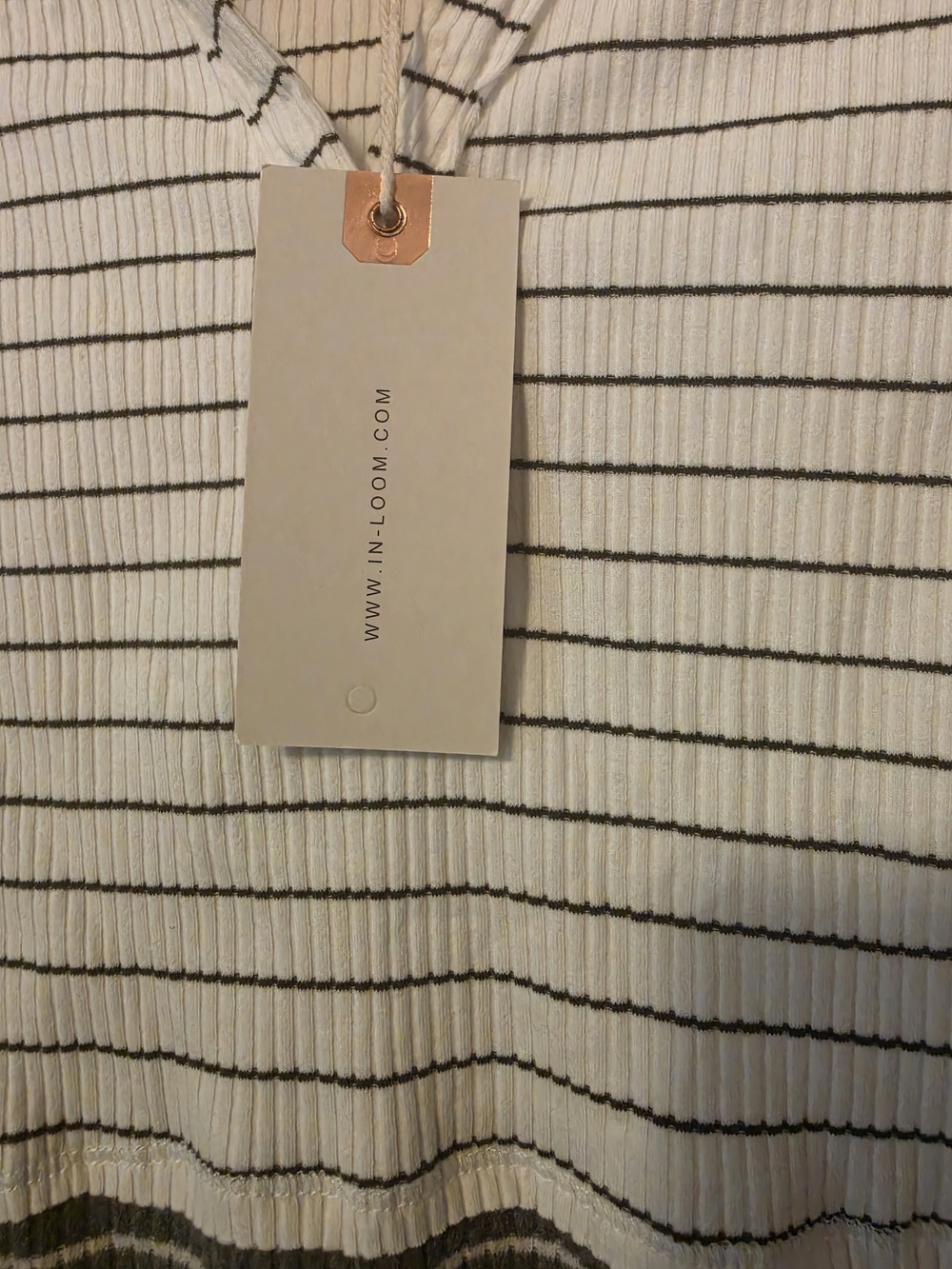 In Bloom Striped Short-Sleeve Panel Shirt - White & Charcoal - Picture 2 of 4